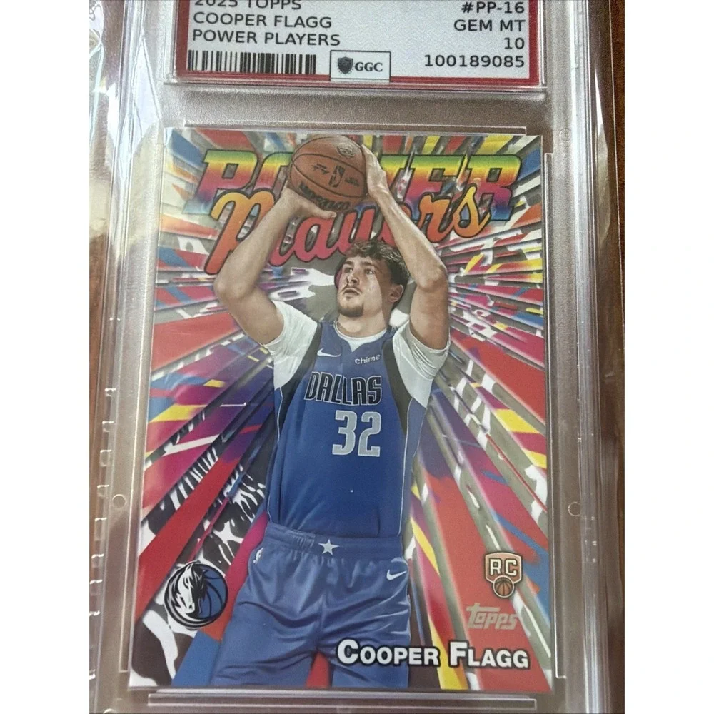 2025 Topps Power‎ Players Cooper Flagg Rookie #PP-16 Mavericks GEM MT 10